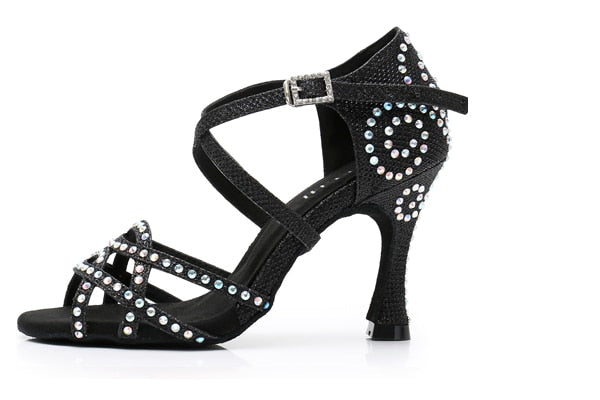 DILEECHI Latin Dance Shoes Women