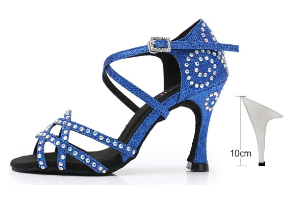 DILEECHI Latin Dance Shoes Women
