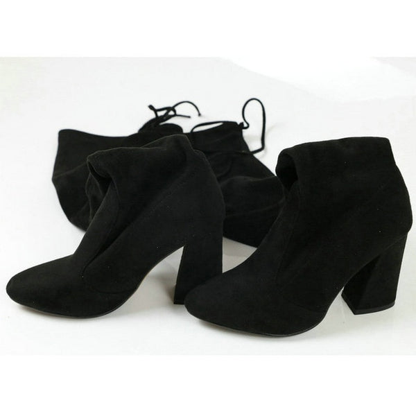 Faux Suede Over-the-Knee Boots